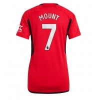 Manchester United Mason Mount #7 Hemmatröja Kvinnor 2023-24 Korta ärmar